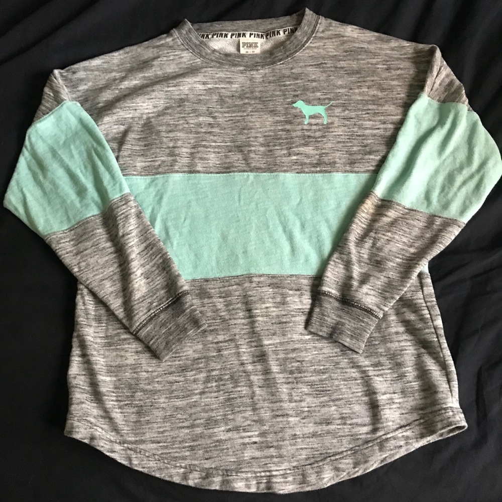 VS Pink varsity crewneck